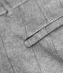 MAX&Co. Grey Wool-Blend Herringbone Straight Trousers