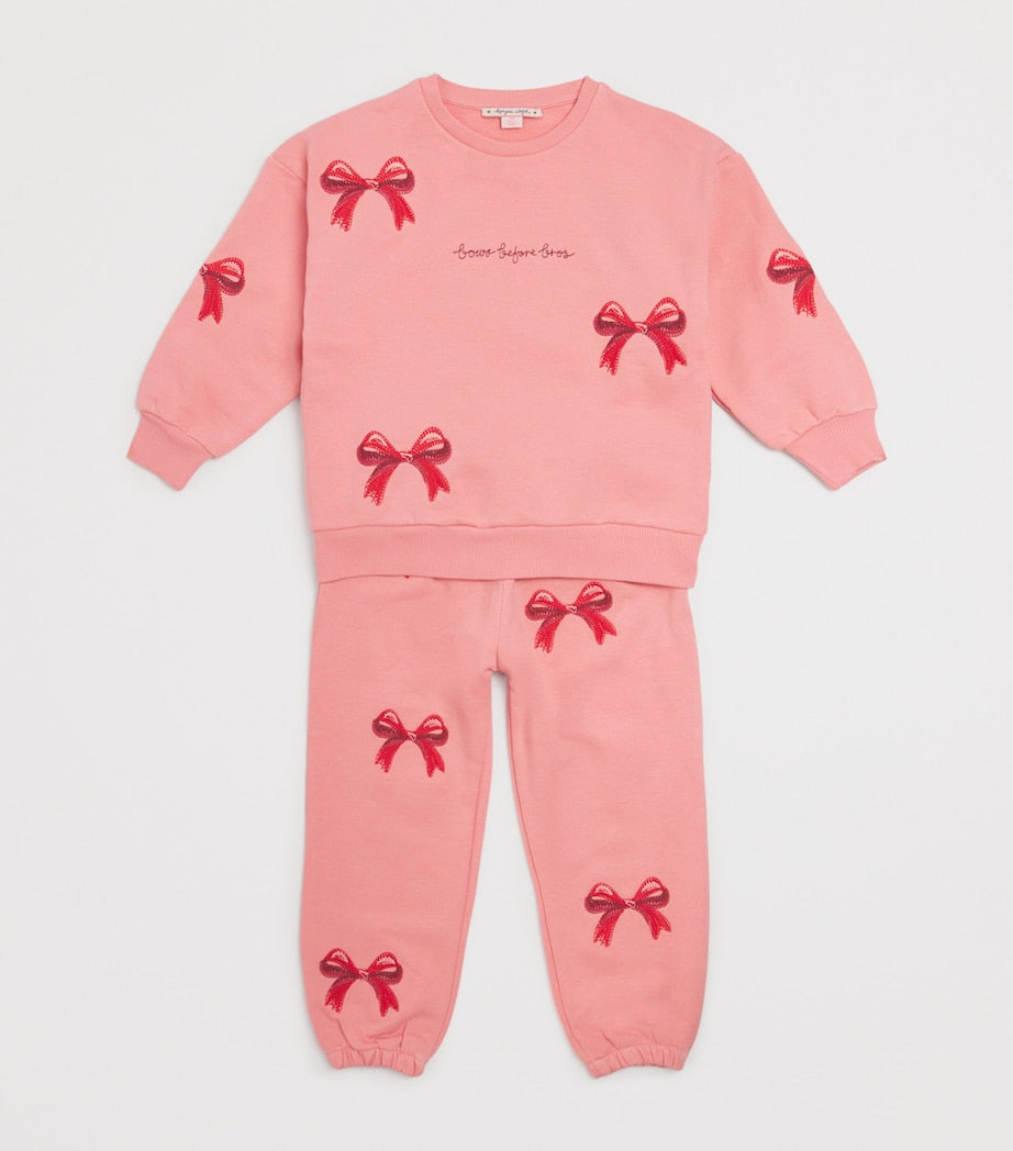 Organic Cotton-Blend Bow Lou Sweatshirt (5-10 Years)