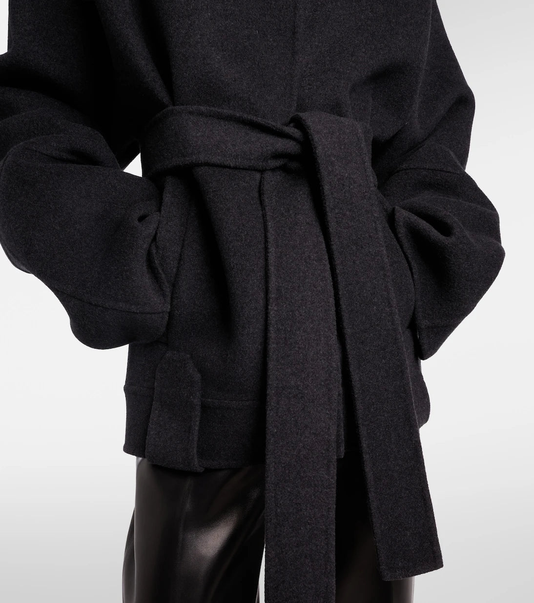 Khaite - Alder belted wool jacket