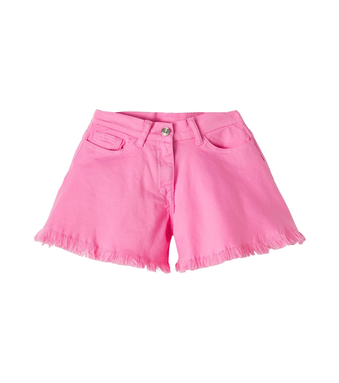 Monnalisa - Patch-appliqué denim shorts