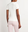 Polo Ralph Lauren White Cable-Knit Polo Shirt