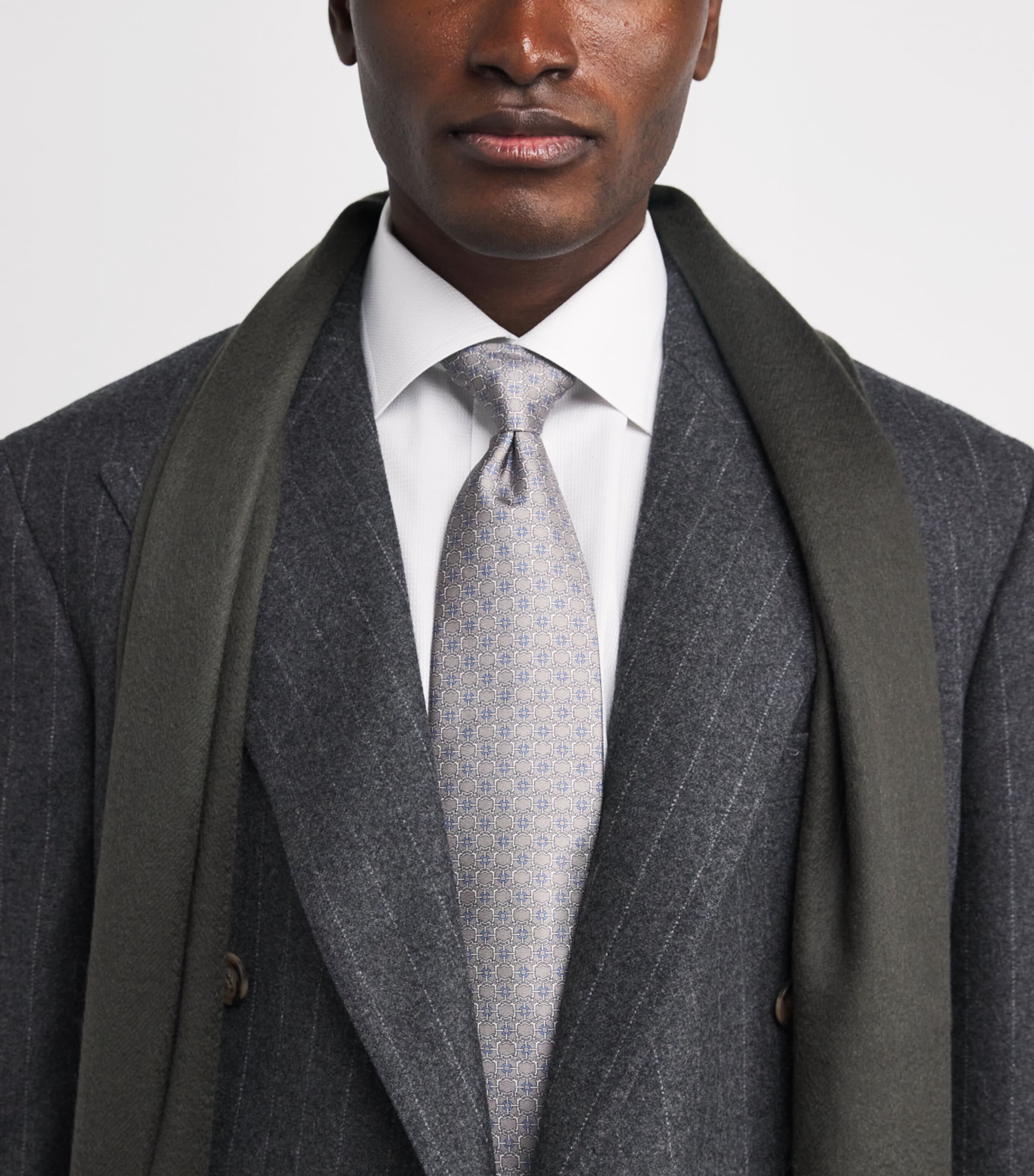 Silk Chain Print Tie