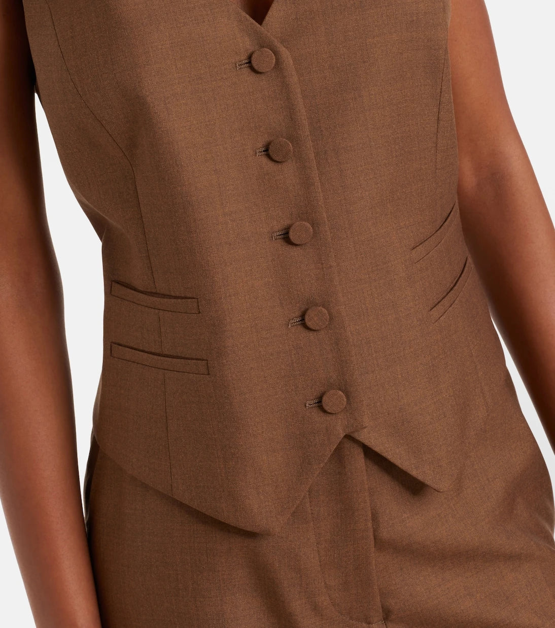 Gabriela Hearst - Coleridge wool and silk vest