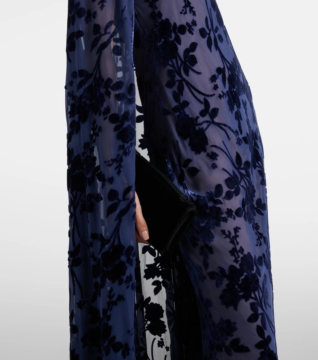 Rodarte - Caped off-shoulder jacquard maxi dress