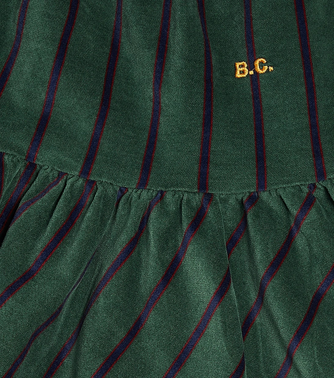 Bobo Choses - Striped velvet skirt