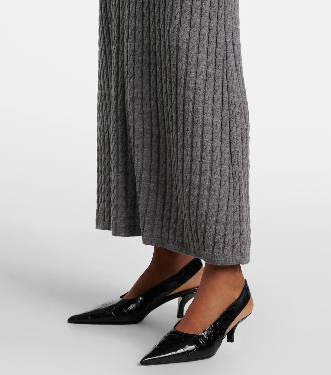 Toteme - Cable-knit wool sweater dress