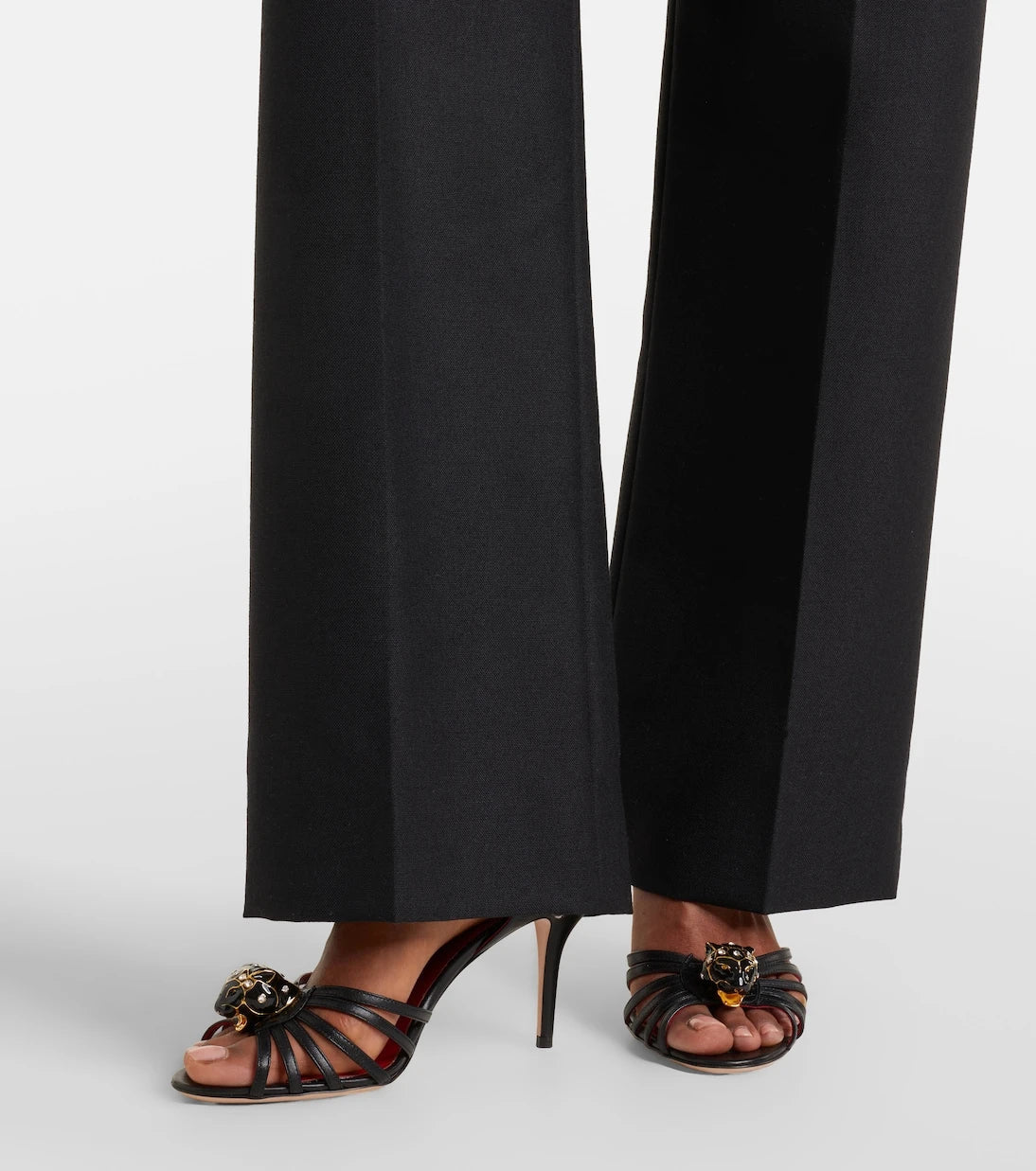 Valentino Garavani - Pas De Chat 85 embellished leather sandals