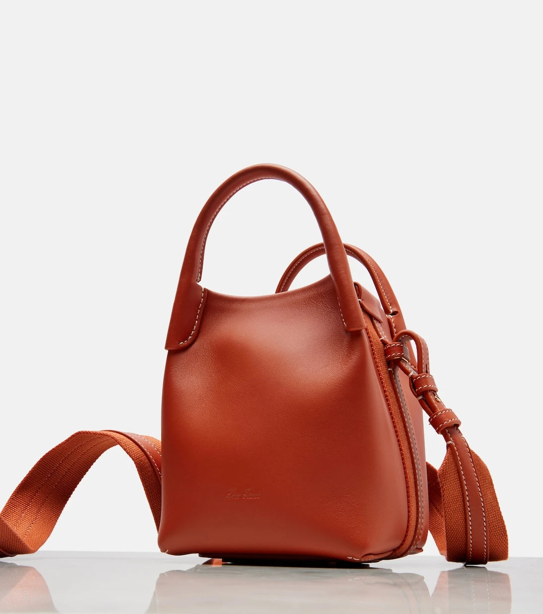 Loro Piana - Bale Mini leather tote bag