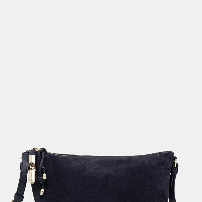 Furla kadın süet crossbody çanta