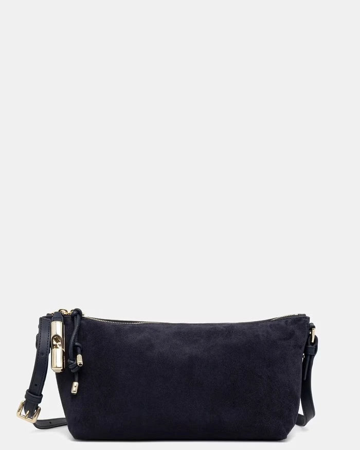 Furla kadın süet crossbody çanta