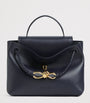 Blue Leather Ciao Ciao Top-Handle Bag