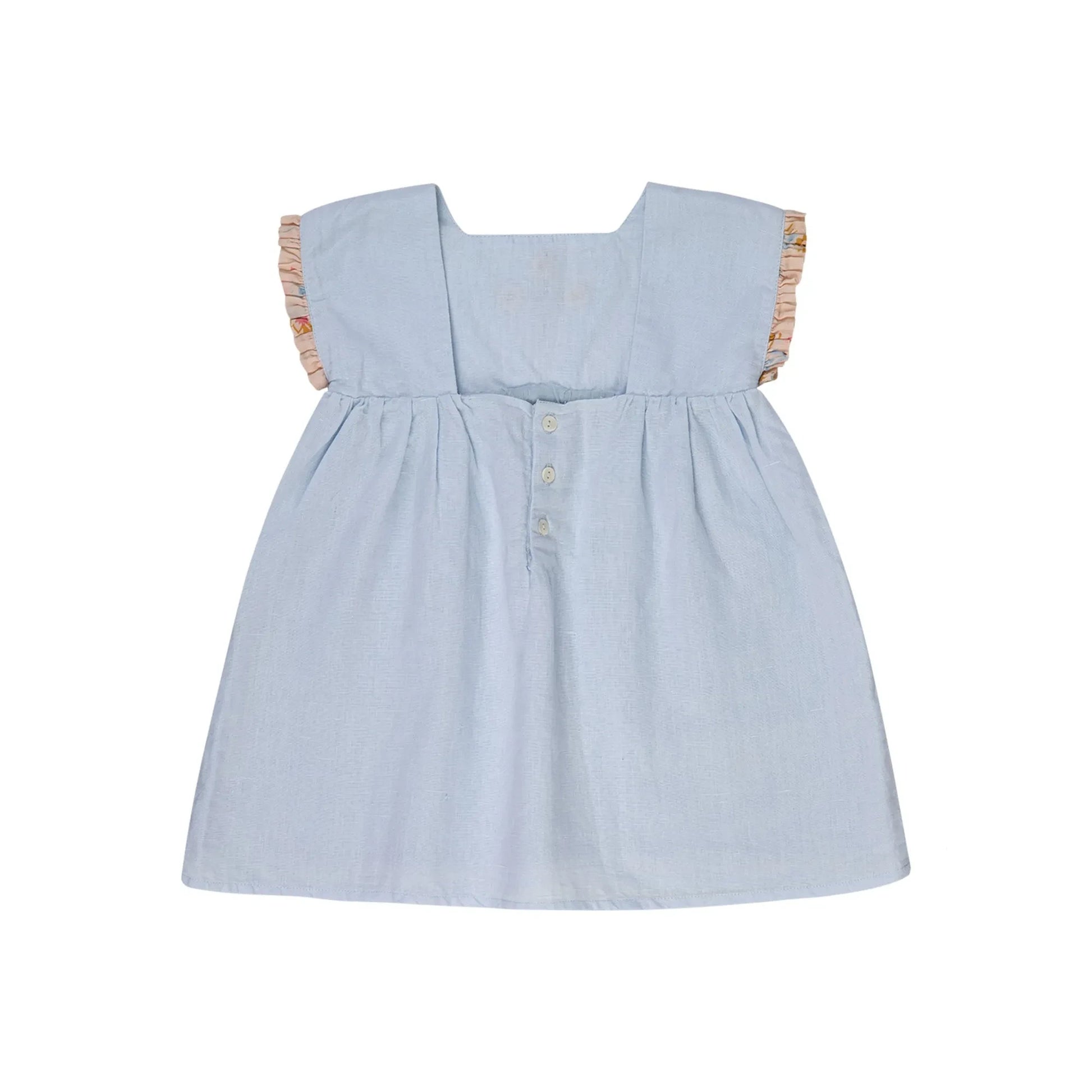 Lilinoa - Marie Lin embroidered dress | Light blue