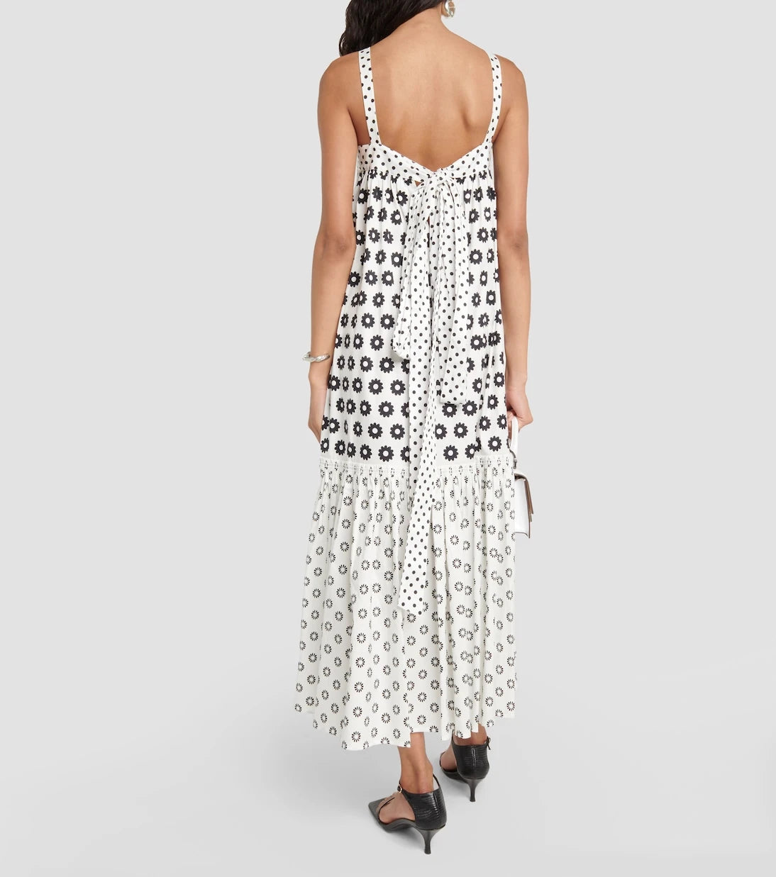 Tory Burch - Printed cotton-blend midi dress