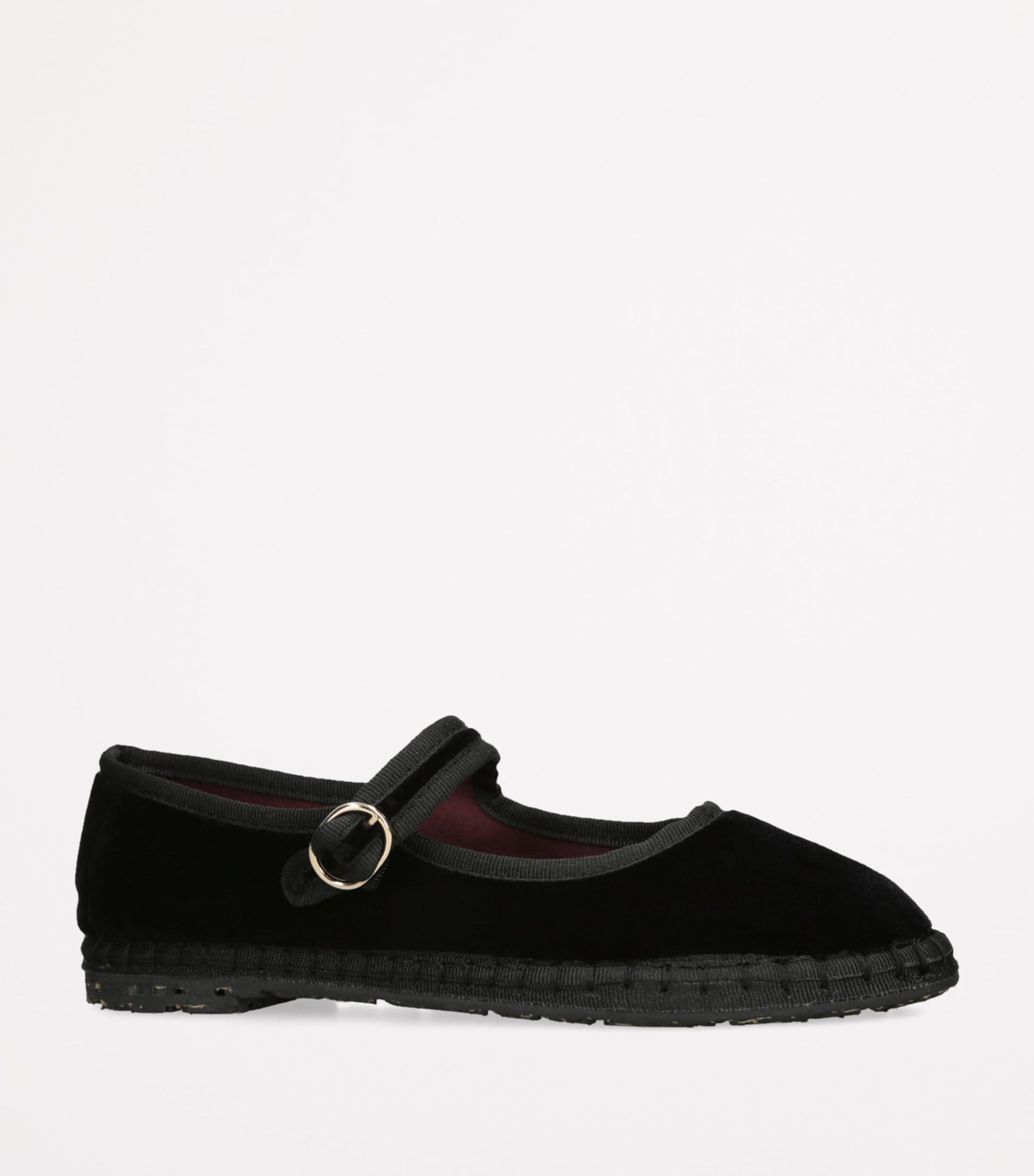 Flabelus Black Velvet Antonia Mary Janes