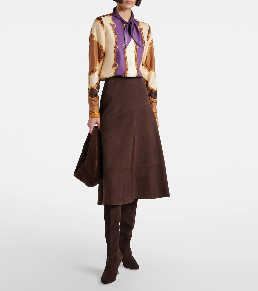 Manolo Blahnik - Myconia suede knee-high boots
