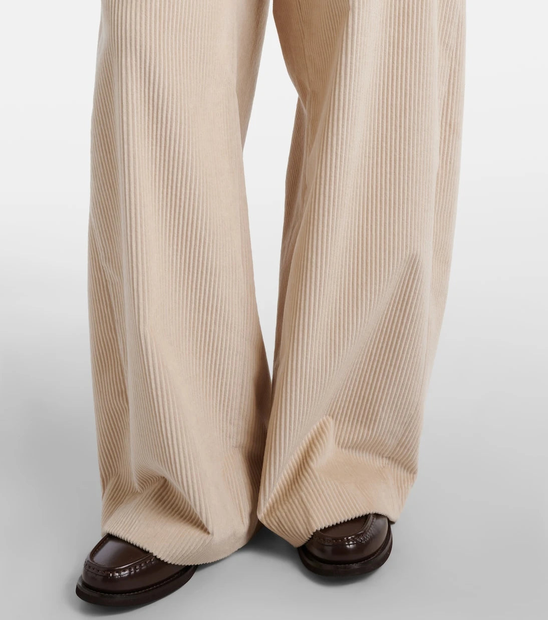 Brunello Cucinelli - Cotton corduroy wide-leg pants