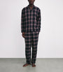 Cotton-Blend Check Pyjama Set