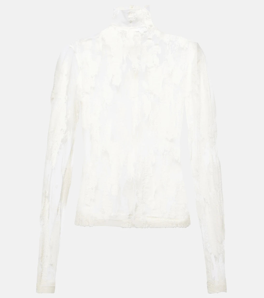 Acne Studios - كنزة صوفية بياقة مدورة من مزيج القطن