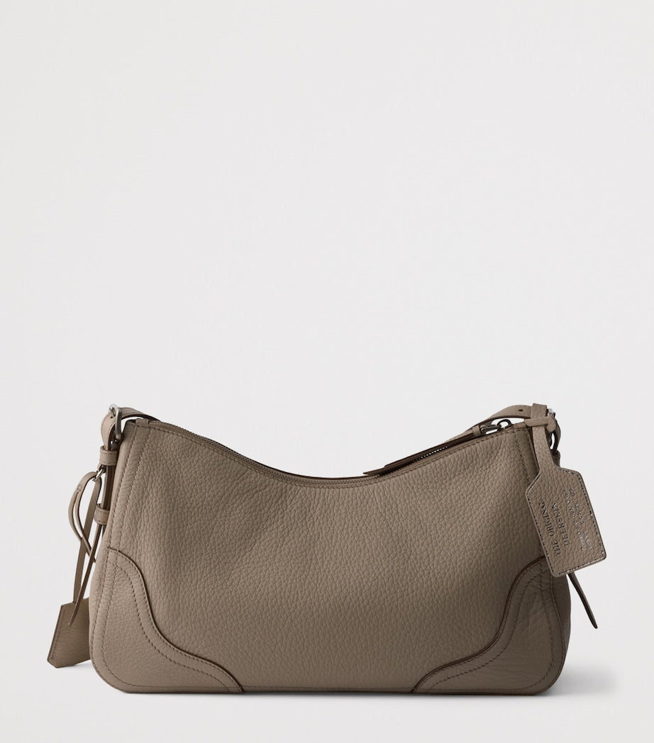 Large Leather Aimée Shoulder Bag
