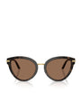 Brown Butterfly Sunglasses