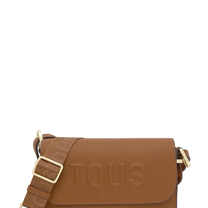Tous kadın crossbody çanta, suni deriden