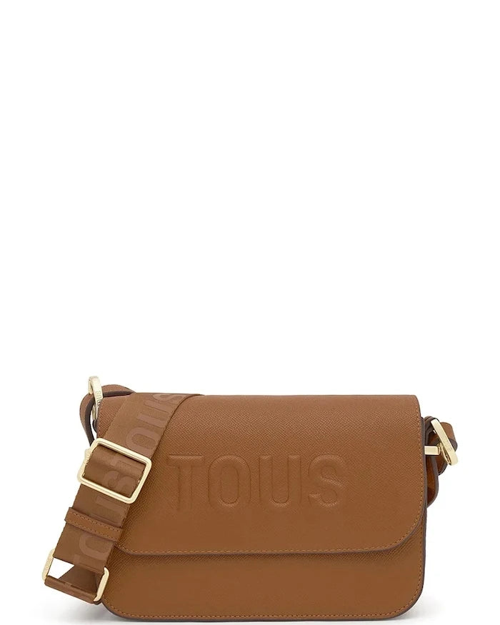 Tous kadın crossbody çanta, suni deriden