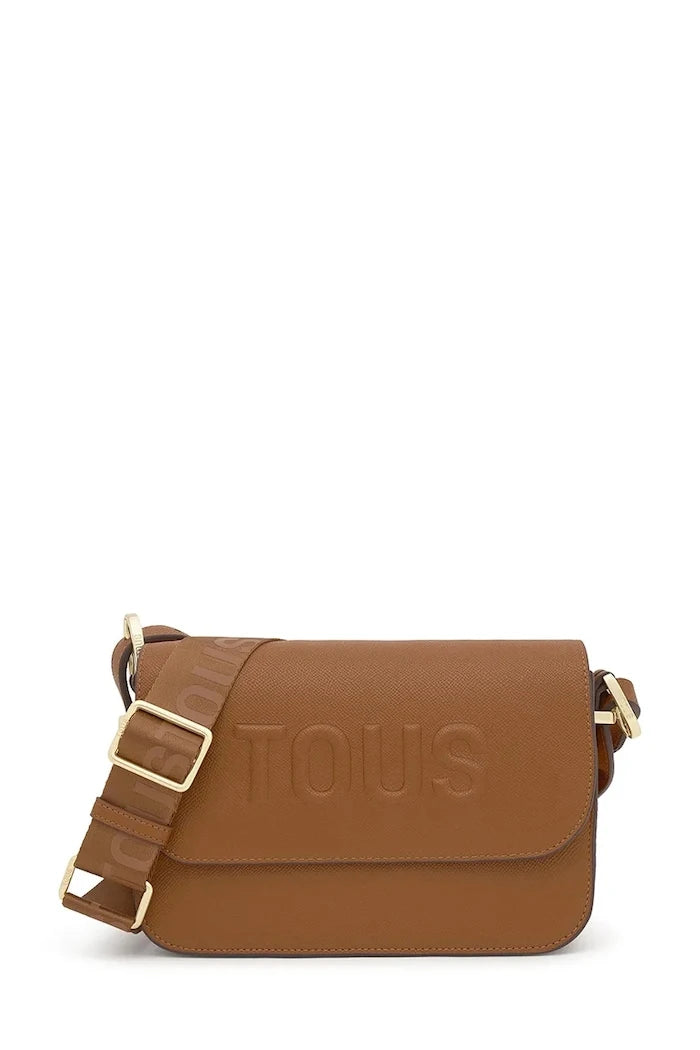 Tous kadın crossbody çanta, suni deriden