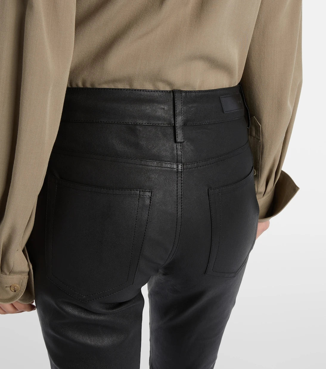 AG Jeans - Sophie leather bootcut pants