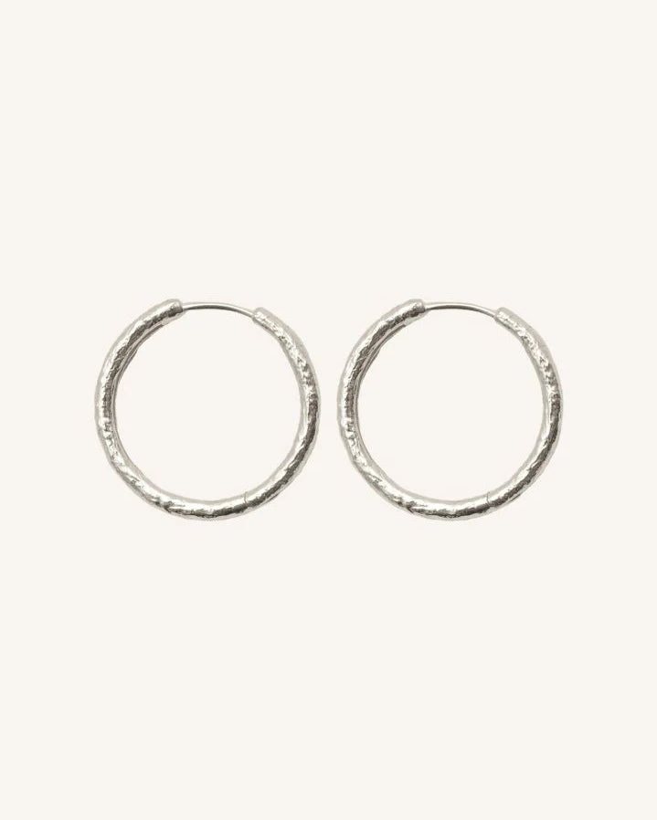 Alhaja - Creoles Flamenco L | Silver