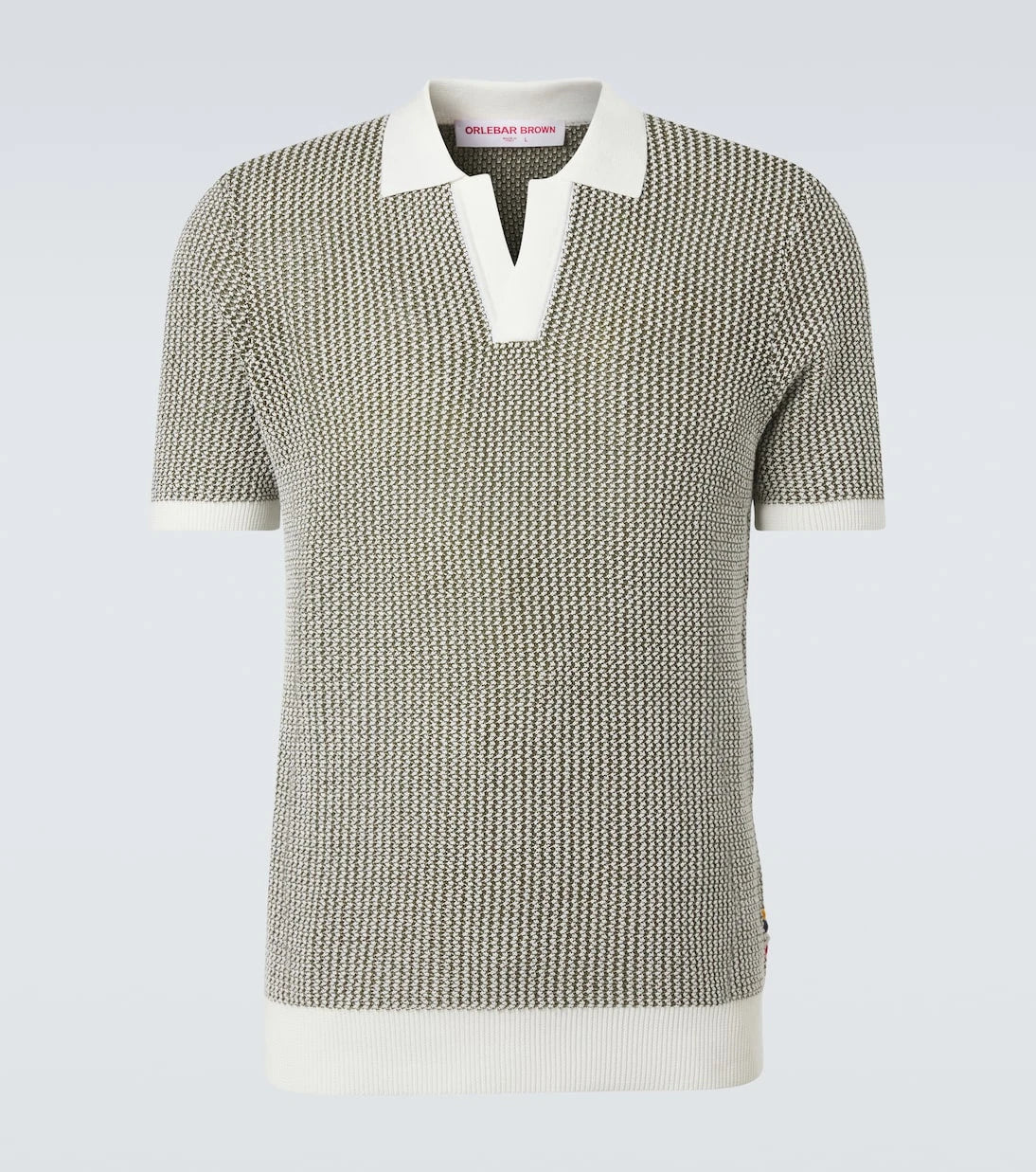 Orlebar Brown - Horton crochet cotton polo sweater