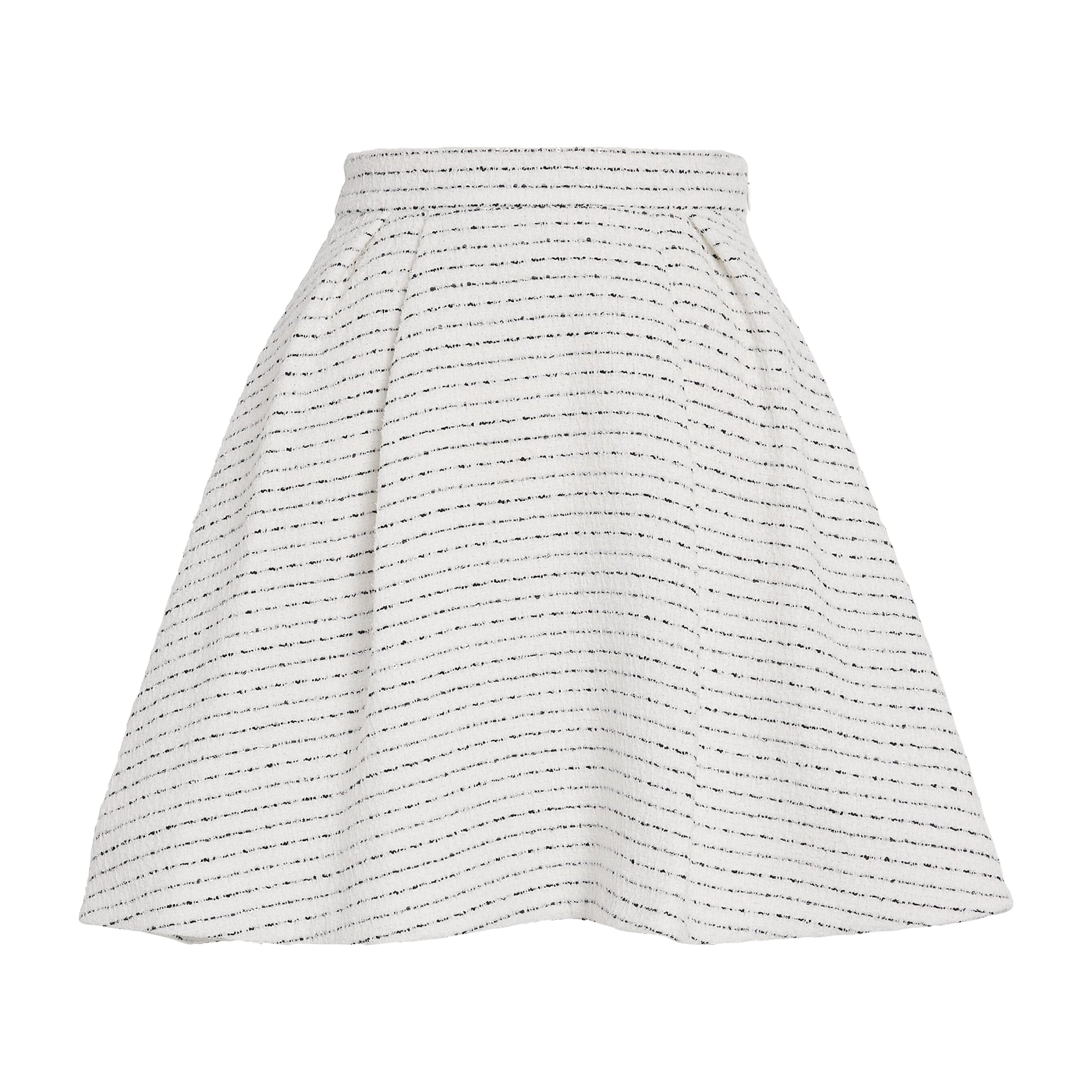 Tweed Embellished Mini Skirt