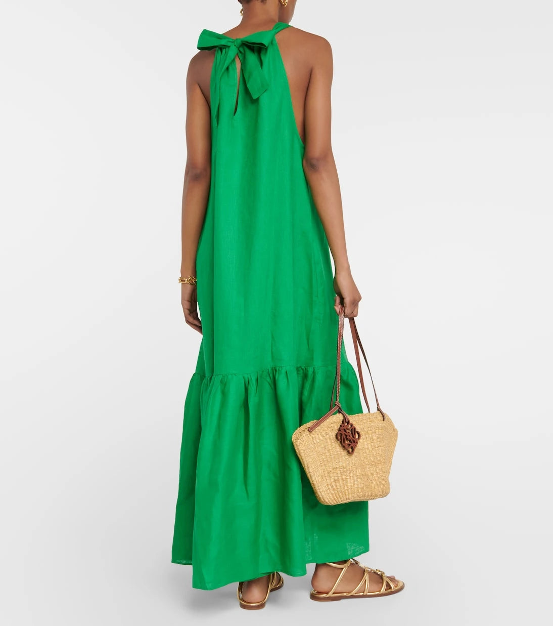 Asceno - Ibiza linen maxi dress