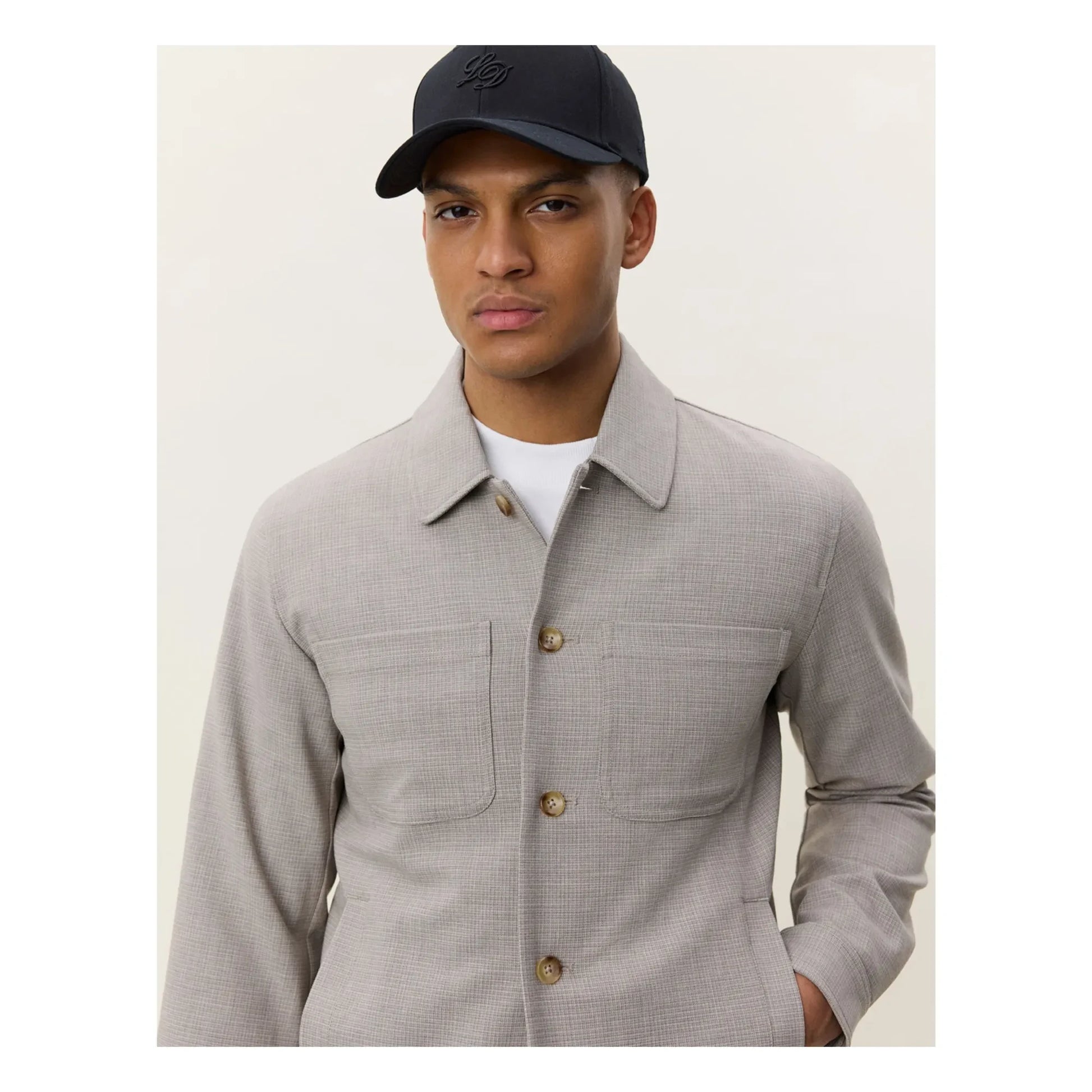 Les Deux - Check Hybrid jacket | Brown