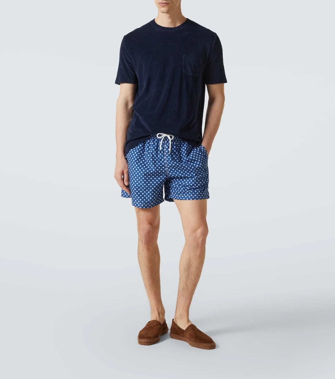 Thom Sweeney - Cotton terry T-shirt