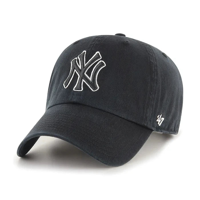 Памучна шапка с козирка 47 brand MLB New York Yankees
