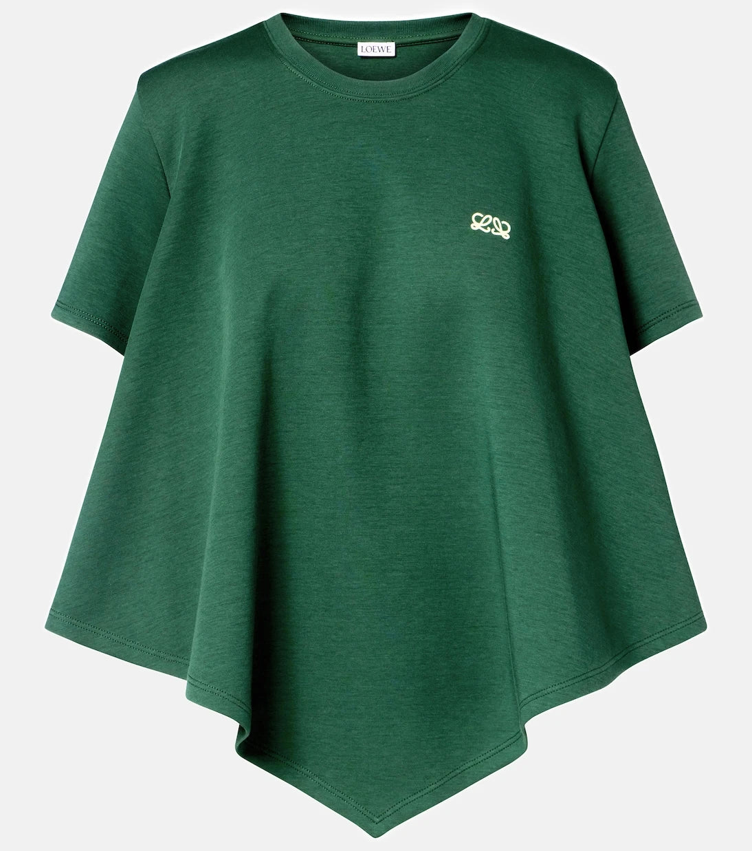 Loewe - Asymmetric cotton-blend top