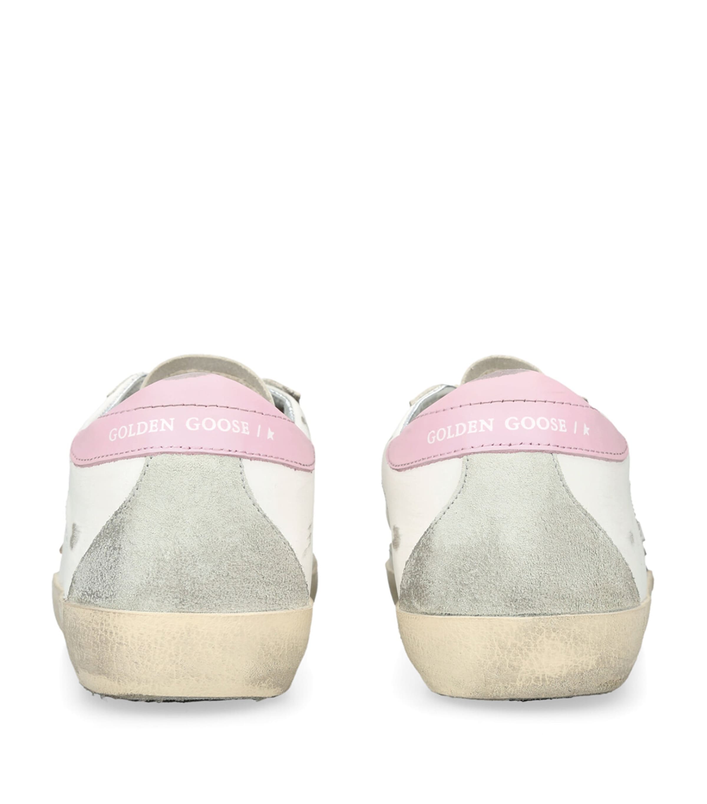 White Leather Super-Star Sneakers