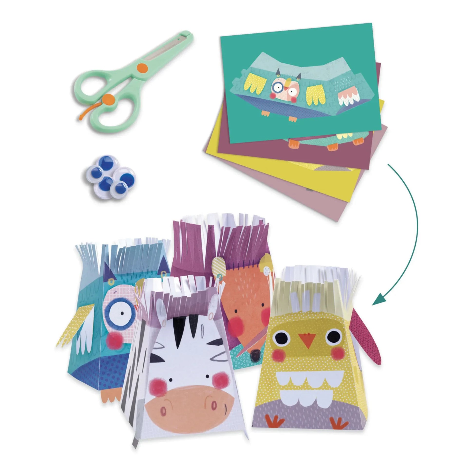 Djeco - Animals and Their Homes Multi-Activity Box