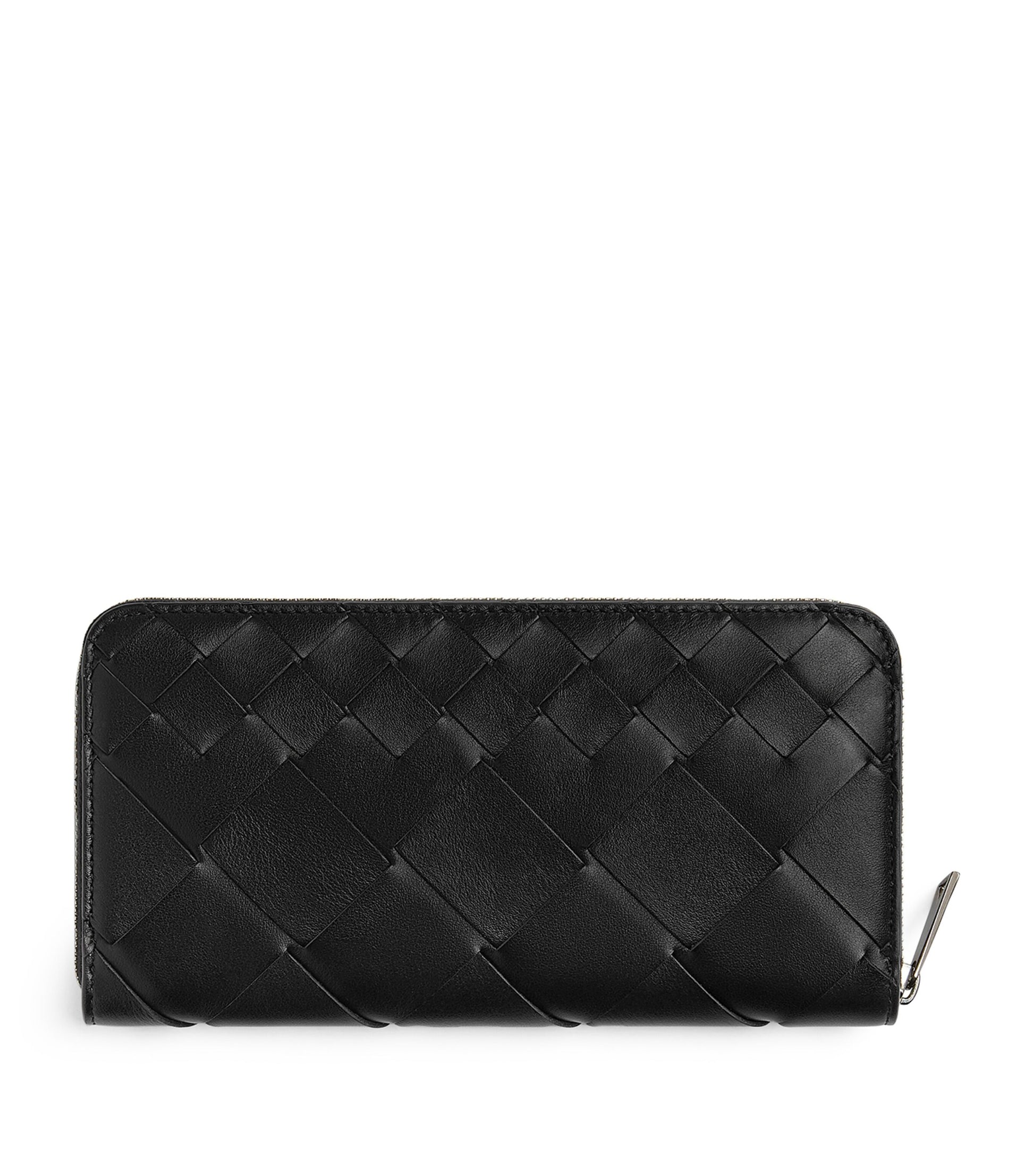 Bottega Veneta Intrecciato Zip-Around Wallet