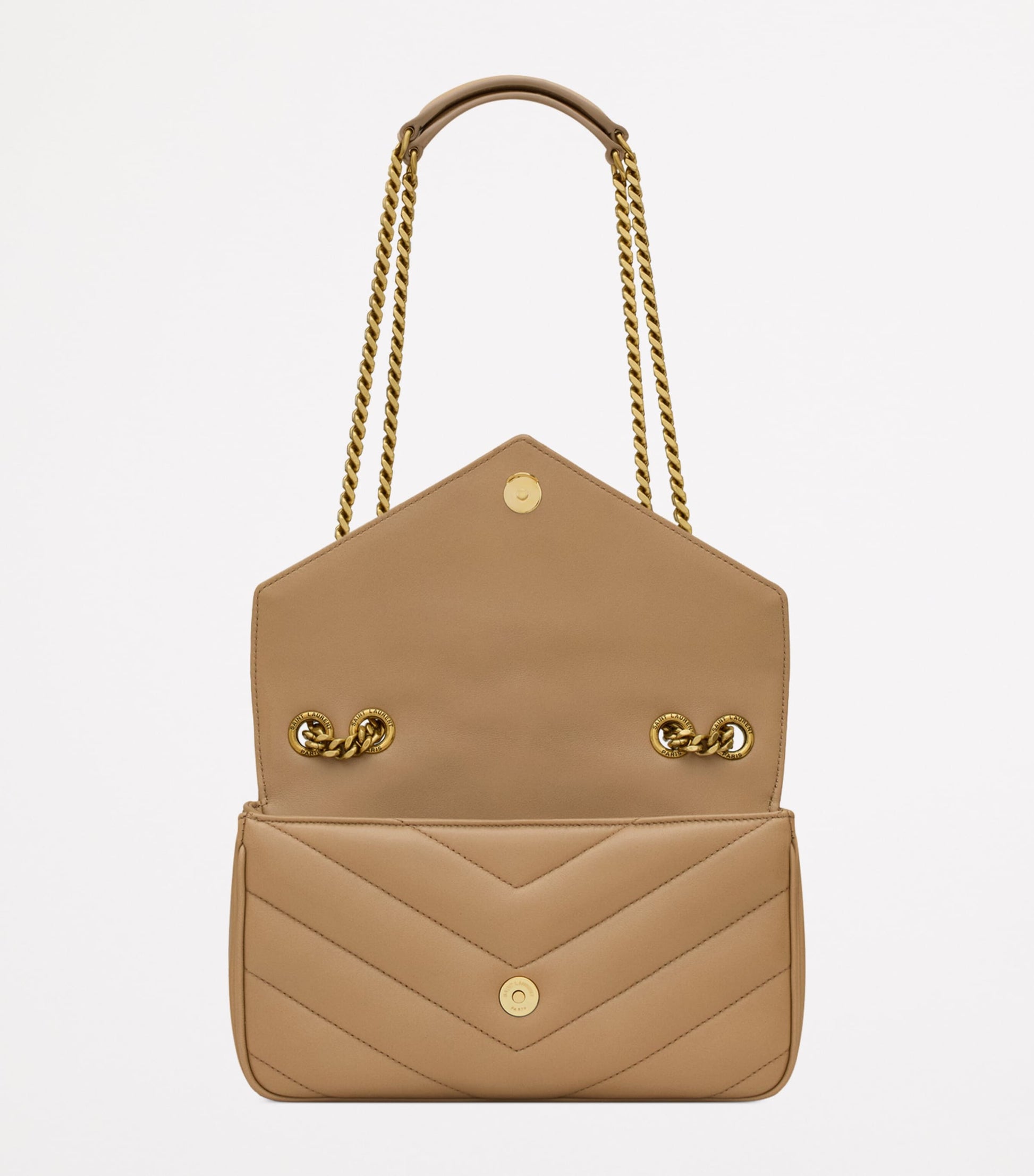 Brown Small Loulou Shoulder Bag