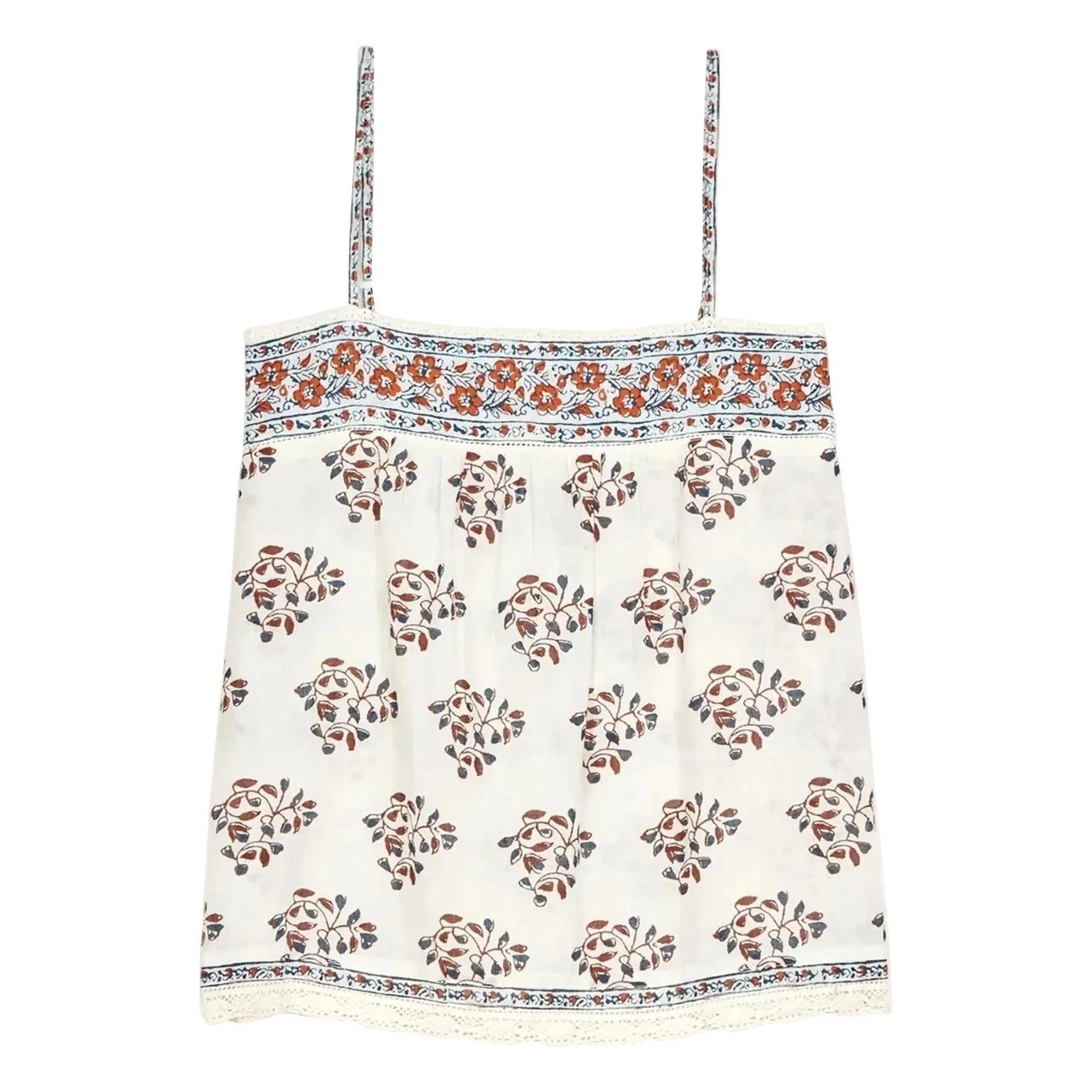 M.A.B.E. - Stella Cotton tank top | Ecru