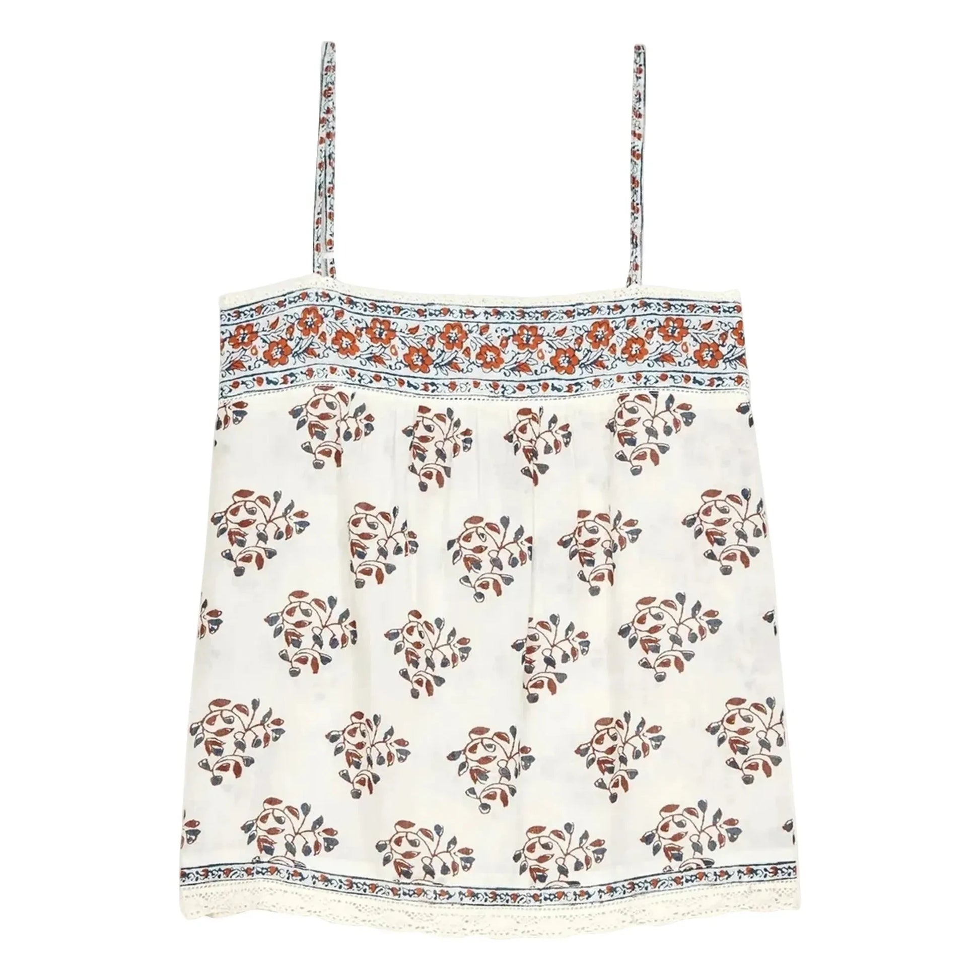 M.A.B.E. - Stella Cotton tank top | Ecru