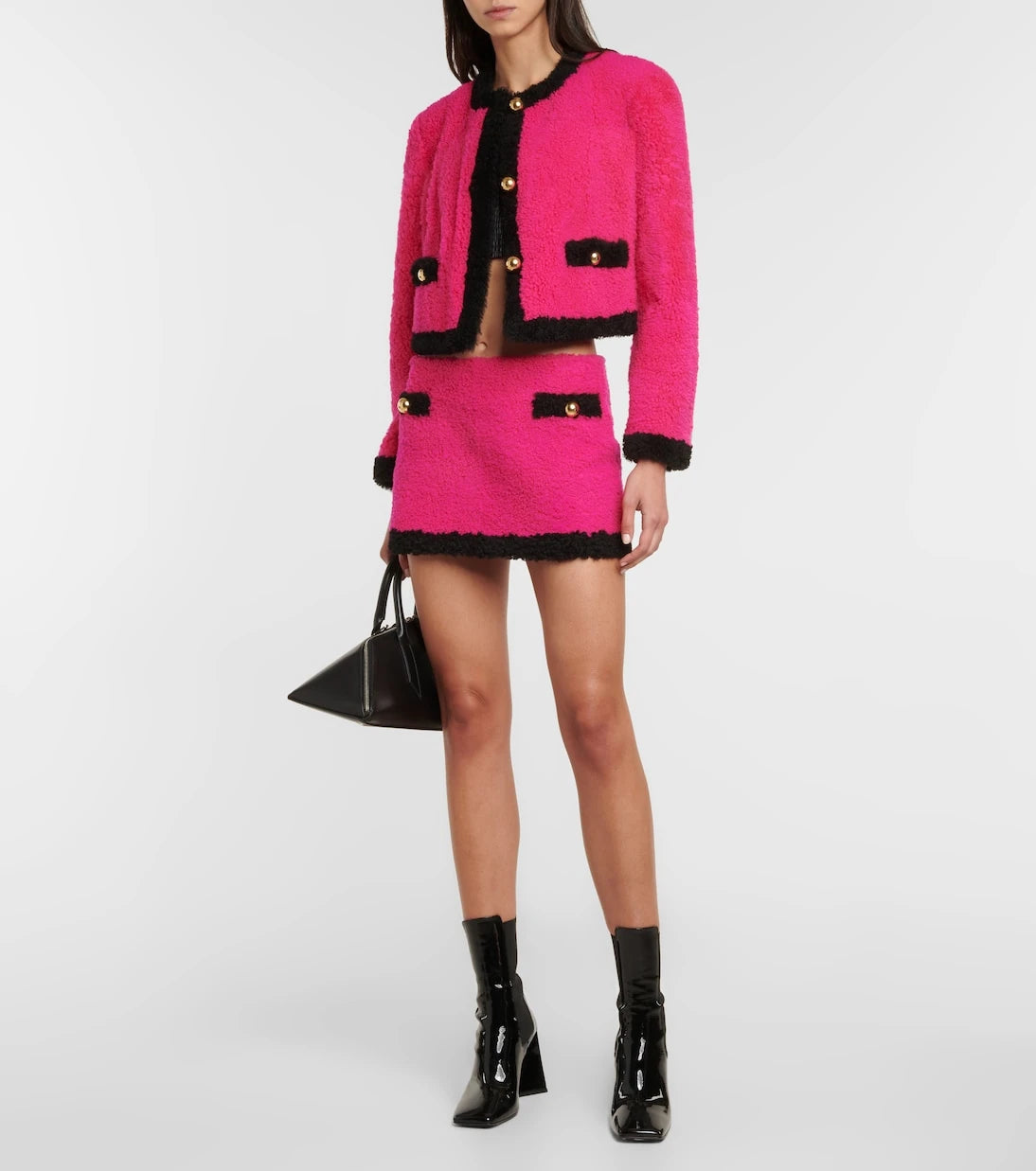 Blancha - Shearling miniskirt