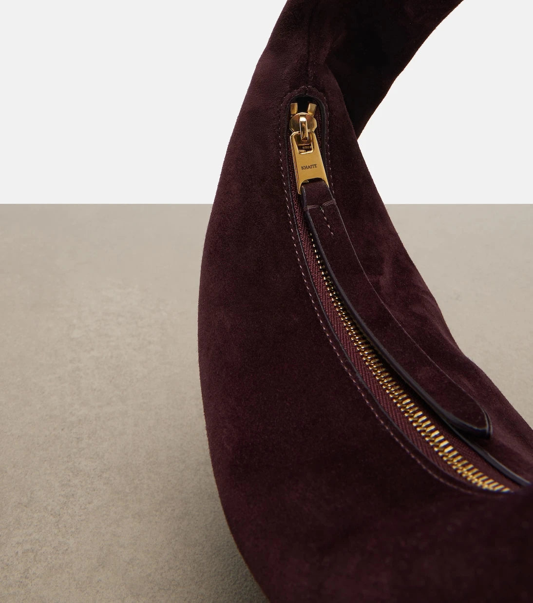 Khaite - Olivia Mini suede top-handle bag