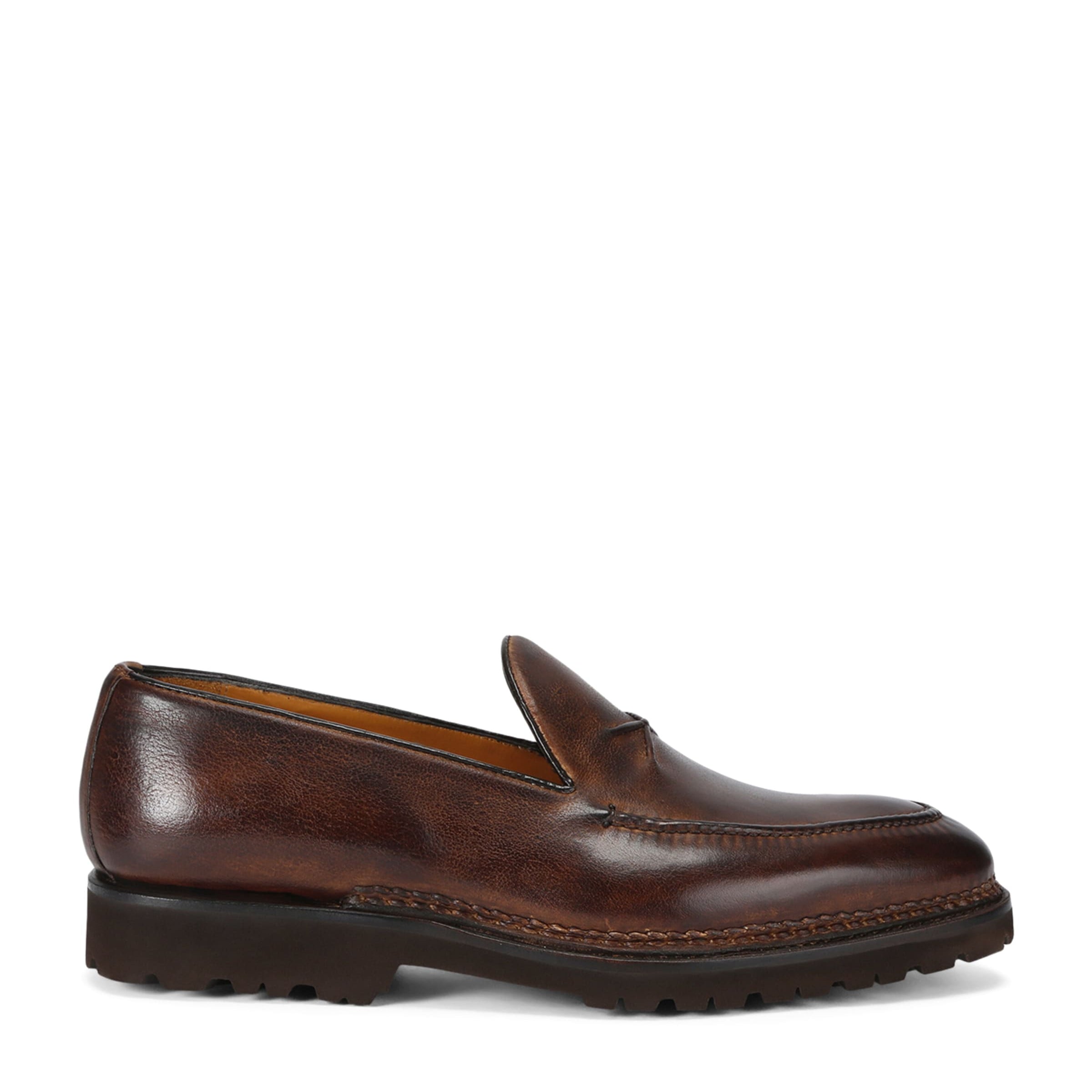 Bontoni Leather De Bustis Loafers