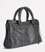Balenciaga Grey Small Leather Le City Top-Handle Bag