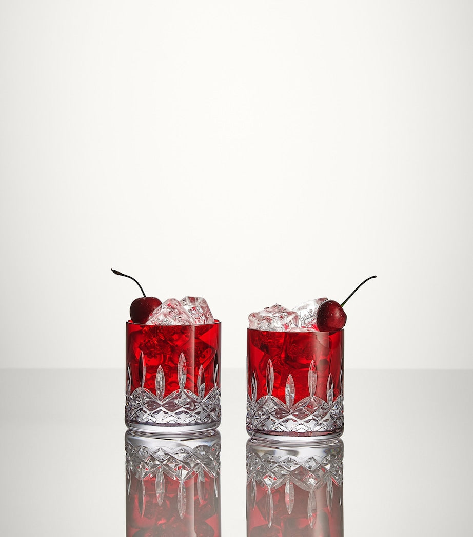 Set of 2 Crystal Lismore Tumblers (375ml)