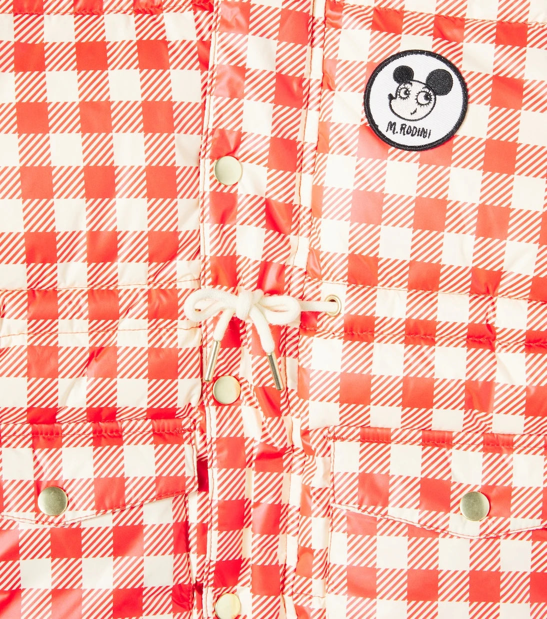 Mini Rodini - Gingham puffer jacket