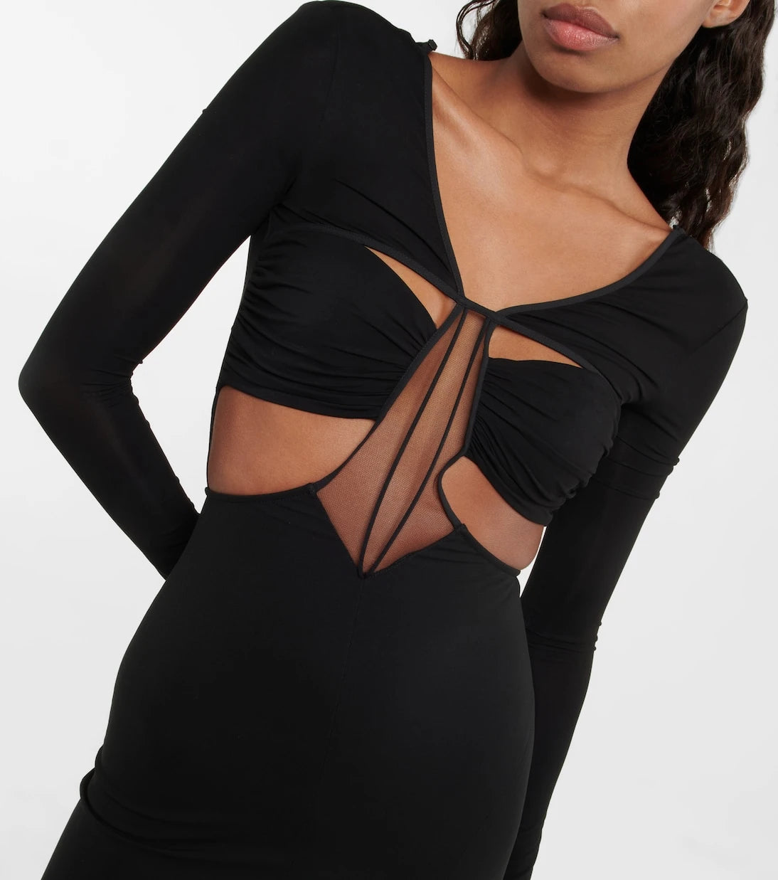 Nensi Dojaka - Cutout jersey maxi dress