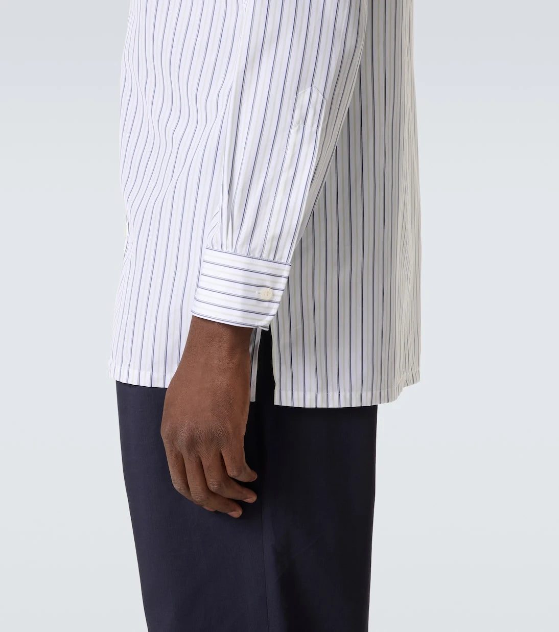 Charvet - Striped cotton poplin shirt